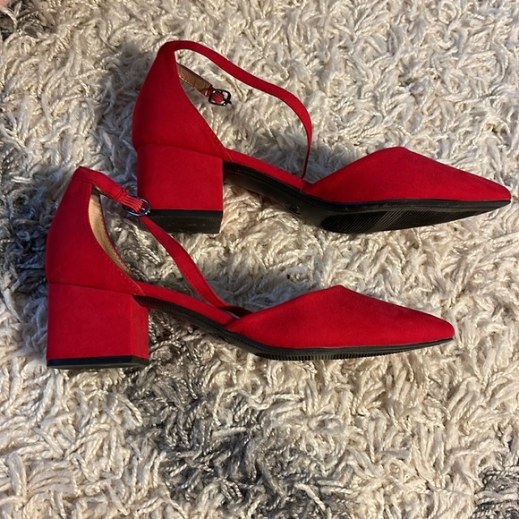A New Day - Red Block Heels - Picture 4 of 4